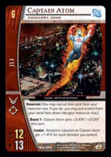VS System: Captain Atom, Nathaniel Adam [Played] DC Justice League of America TC