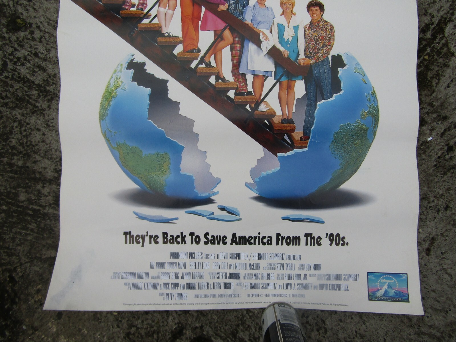 Vintage movie poster - The Brady bunch movie - 23.5 x 16.5 inch - 1990 ...