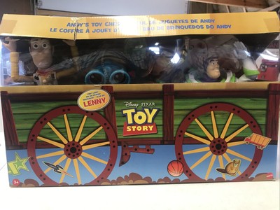 Disney Pixar Toy Story Andy's Toy Chest Retro Figure 4pk DAMAGED BOX | eBay
