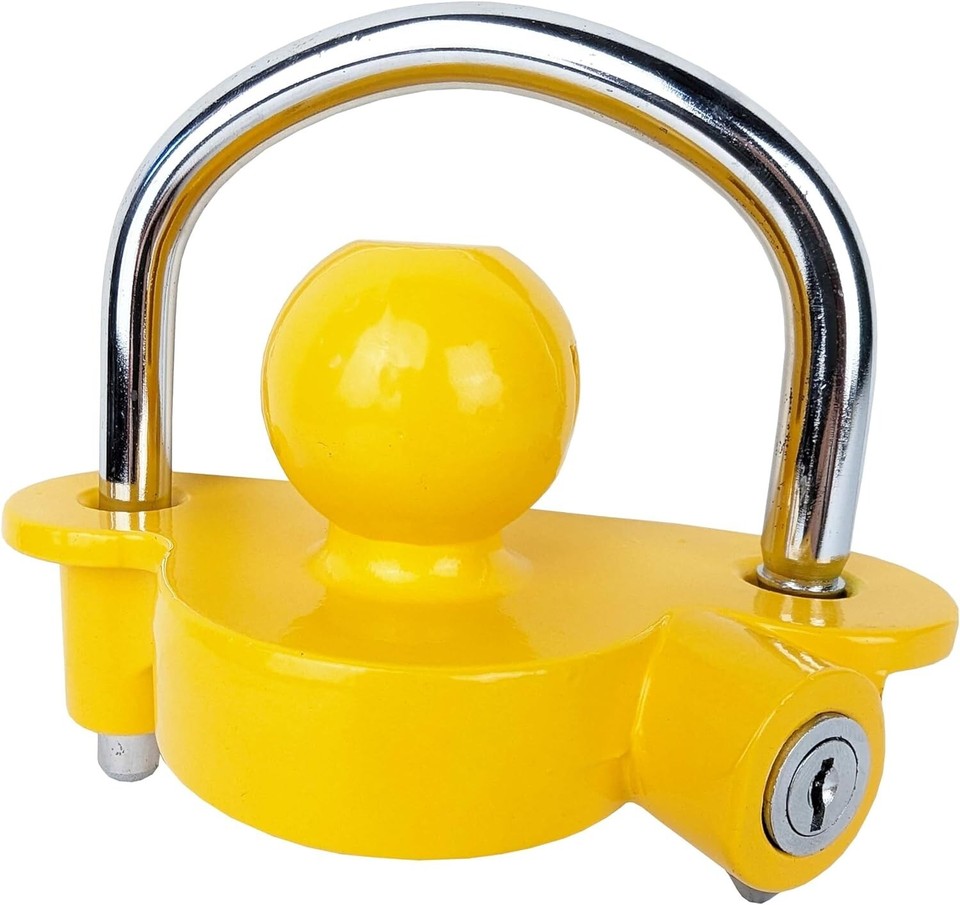 Trailer Hitch Lock 50mm Tow Ball Towing Bar Security Coupling