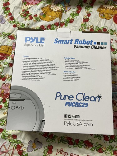 Pure Clean Model Number PUCRC25 Smart Robot Vacuum Cleaner -White. - Picture 2 of 11