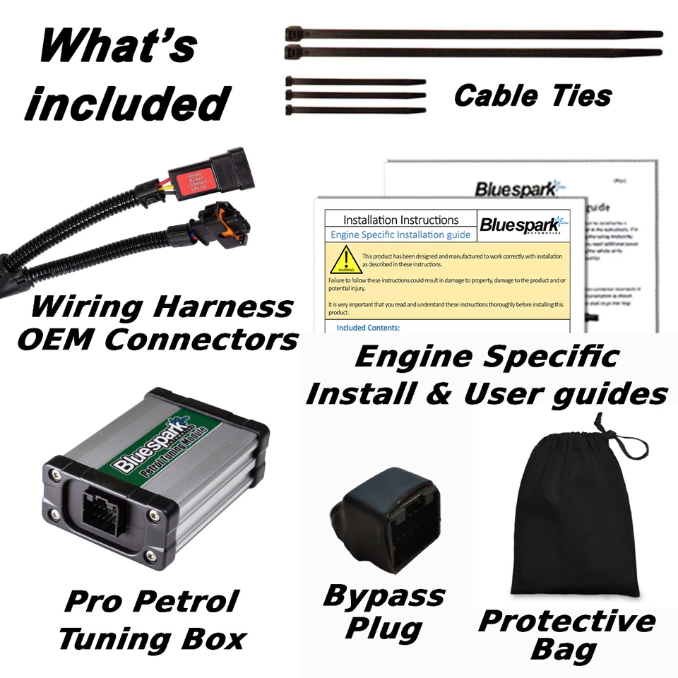 Vauxhall Signum Astra Twintop 2.0 Bluespark Pro Motor de gasolina Tuning Chip Box - Imagen 4 de 4