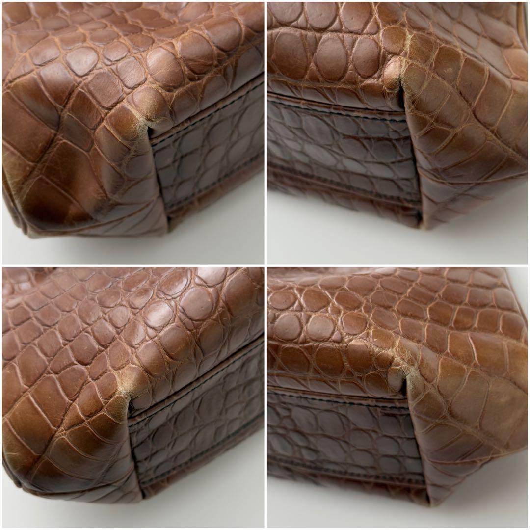MIUMIU Archive Crocodile Embossed Bag