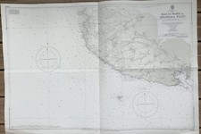 CARTE MARINE RAS IL-WAHX TO DELIMARA POINT MALTA MALTE MÉDITERRANÉE 104 x 71 cm