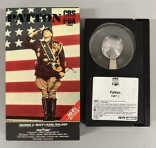 Patton Part 2 Betamax Tape CBS Fox Video 1984 1005 Beta