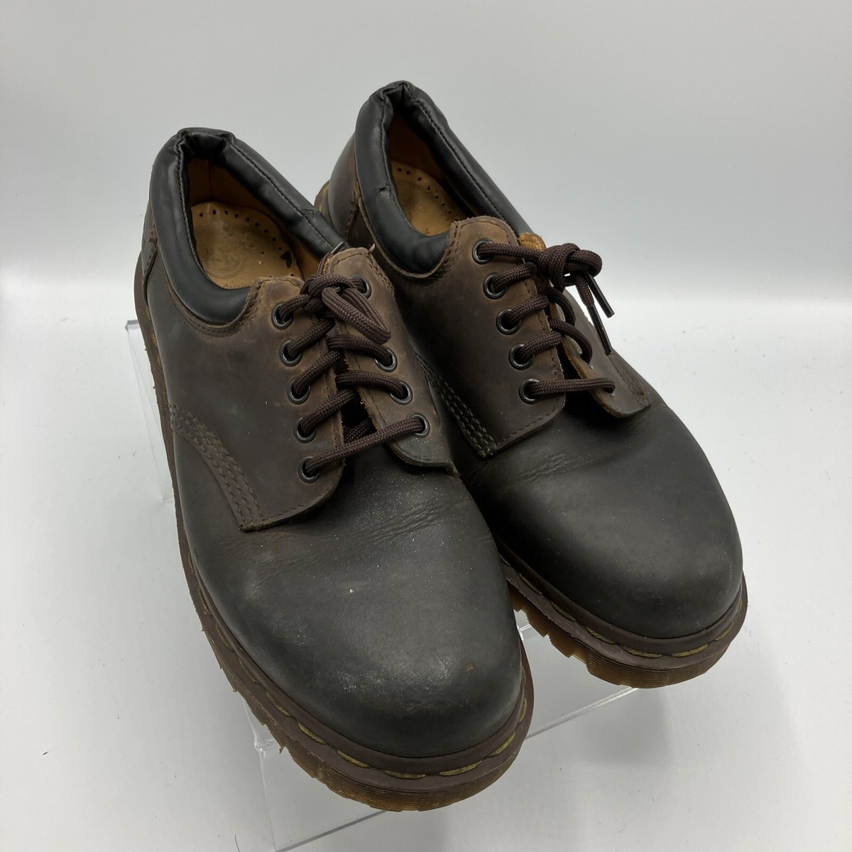 Vintage Dr. Martens Shoes Mens UK9 US10 Brown Leather 5-Eye Oxford England 8053 VTG Dr. Martens 8053/59 Mens US 9 UK 8 Brown | Mercari main image 2