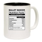 Ballet Dancer Nutrition Facts - Funny Novelty Coffee Mugs Mug