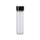 7mL Glass Vials | Leak Resistant | Airtight Cap | Gold Vial | Crafting