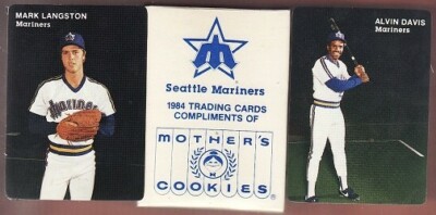 1984 MOTHERS COOKIES SEATTLE MARINERS 28 Card SET - LAST1