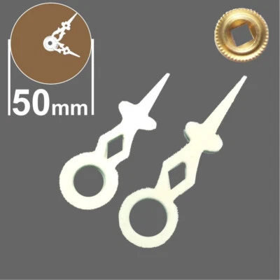 MARKENLOS Lancette per orologio a cucù lancette con presa per quadrante 50 mm