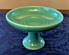 Vintage Fiesta Fiestaware Green Sweets Small Pedestal Comport Compote 3.5"x5"