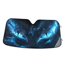 Dragon Eyes Car Windshield Sunshade Foldable Car Sun Shade for Front Window