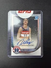 2025-26 Bowman Chrome Will Riley Auto Mojo Parallel  RC #BCA-WR