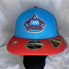 Miami Marlins New Era 59Fifty Low Profile City Connect Fitted Cap Hat 7 1/8 NEW