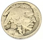 # C855    BUFFALO    NICKEL    COIN,   1916      very poor condition