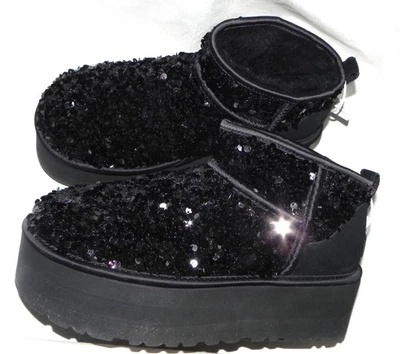 UGG Pailletten Plateau Stiefel 40 Ultra Mini - Bild 1 von 4