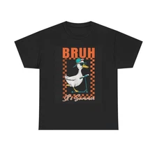 Bruh Its Summer Graphic T Shirt Unisex Heavy Cotton Tee