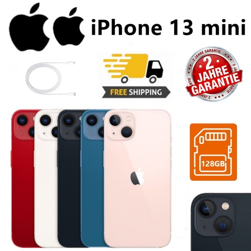 NEU Apple iPhone 13 mini - 128GB Schwarz Weiß Rot Blau Rosa Grün ✔️Ohne Simlock - Bild 1 von 33