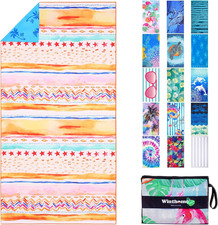 Telo Mare Reversibile - Teli Mare Grandi 180X90Cm, Sciugamano Mare Microfibra As