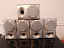 Kenwood Altoparlante X 5 Posteriore,Anteriore,Centrale KS-205HT-S Argento Surround Set 100w Max