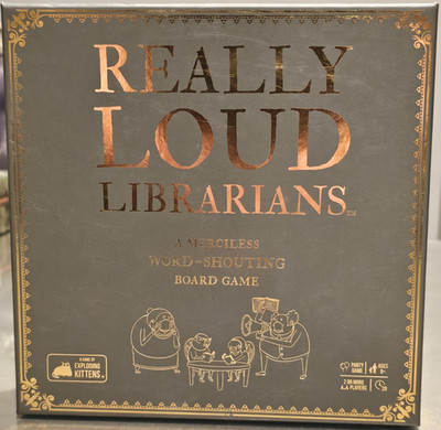 Really Loud Librarians Game by Exploding Kittens Word Shouting Board Game