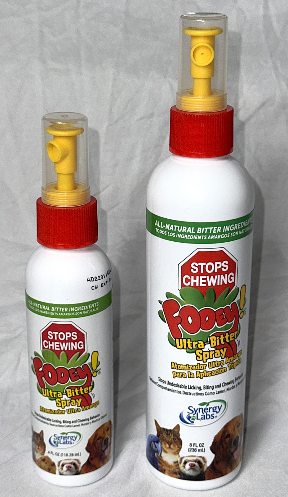 Synergy Labs Fooey Ultra-Bitter Stops Chewing Biting Licking Spray 12 oz Dog Cat