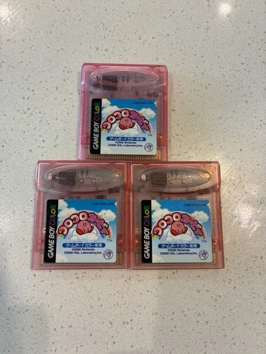 Koro Koro Kirby Tilt 'n' Tumble Nintendo Gameboy Color GBC GB JP Japan US Seller