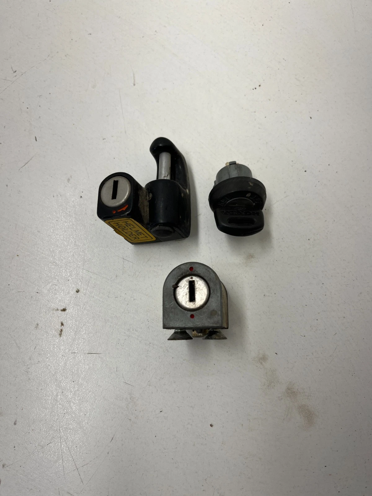 83 1983 Honda Passport 70 C70 OEM Ignition Latch Steering Lock Helmet Holder