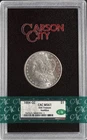 1884-CC $1 Morgan Silver Dollar CAC MS64 GSA Treasure Carson City w/ Box and COA