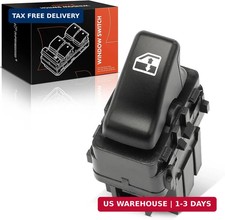 A-Premium Front Right Passenger Side Power Window Switch Compatible with Chevr