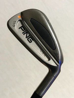 Ping S59 Orange Dot 6 Iron Stiff Flex Steel Shaft Ping Grip 37.5'' Exc Condition