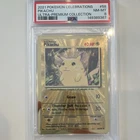 Pokémon Pikachu Celebrations Ultra-Premium Collection Metal Card 58 PSA 8