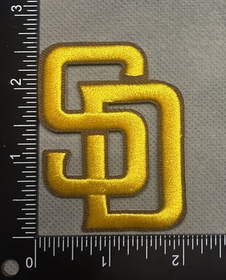 #ad SAN DIEGO PADRES EMBROIDERED IRON ON PATCH VINTAGE MLB BASEBALL $4.49