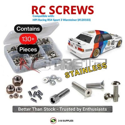 RCScrewZ Stainless Screw Kit hpi098 for HPI RS4 Sport 3 Warsteiner BMW M3 | SET