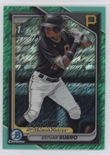 2024 Bowman Chrome Prospects Aqua Shimmer Refractor /125 Estuar Suero 17k2