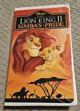 The Lion King 2 Simba's Pride Clamshell VHS Tested Plays