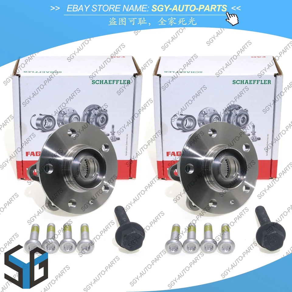 OEM Pair Front/ Rear Wheel Hub Bearing Assembly For Audi A4 A5 A6 A7 A8 S4 S5 Q5 Foto 4 de 4