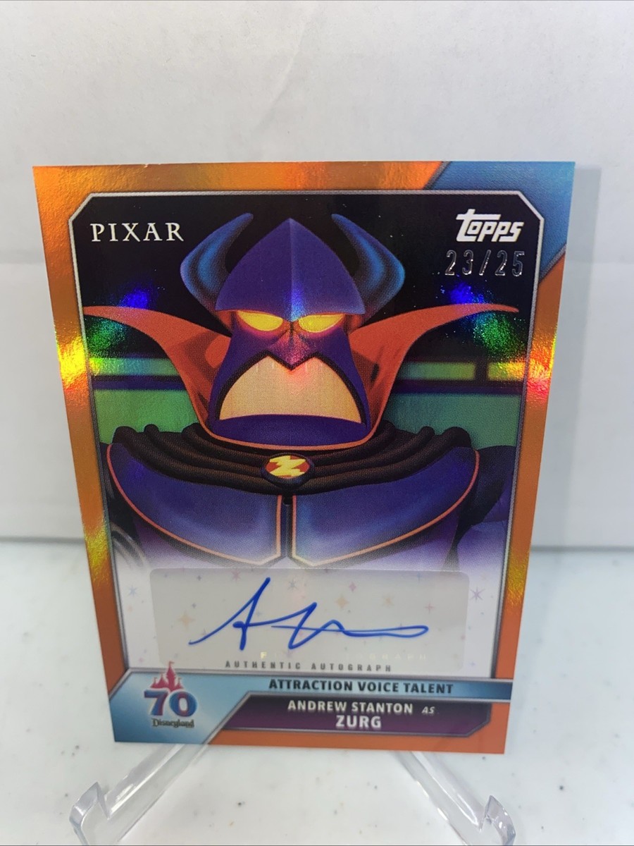 Zurg Andrew Stanton 2025 Topps Disneyland 70th Anniversary Auto