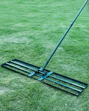 Lawn Leveling Rake,Stainless Steel Lawn Leveler with 45”x10” Ground Plate, 78...