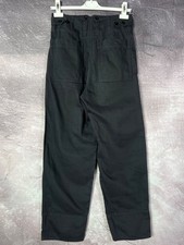 Margaret Howell MHL Pleated Army Inspired Utility High Rise Military Trousers