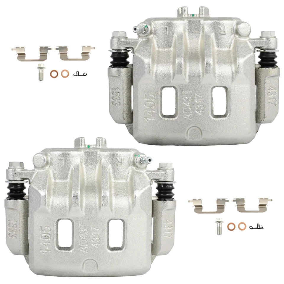 前部适用于 1998 - 2002 年斯巴鲁 Forester 刹车卡钳全新 2 件 19B1949 19B1948 — 第 2/4 张图片