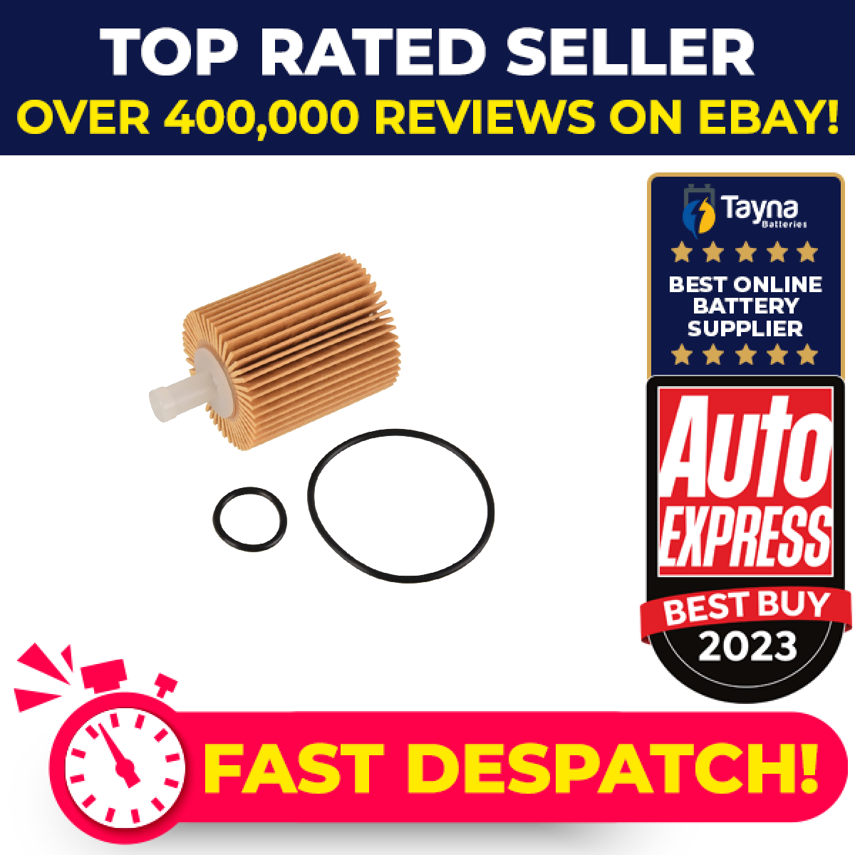 Oil Filter fits TOYOTA CROWN 3.0 03 to 08 3GR-FSE Blue Print 04152YZZA2 Quality
