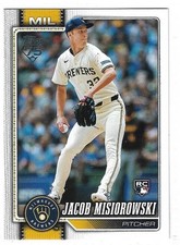 JACOB MISIOROWSKI (MILWAUKEE) - 2026 TOPPS BASEBALL BASE RC #10