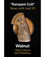 Colt Anaconda 2021+ T Target Grips "45" and "Rampant Colt" Checkered All Colors