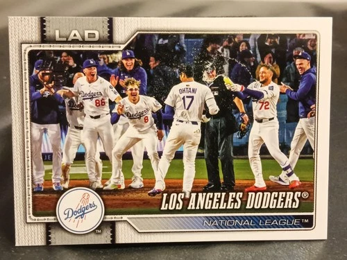 2026 Topps Series 1 #256 Los Angeles Dodgers Team Card ⭐Shohei Ohtani⭐