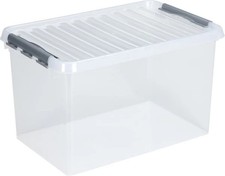 Sunware Aufbewahrungsbox Q-Line 62L transparent 60 x 40 x 34 cm  Boxen, Körbchen