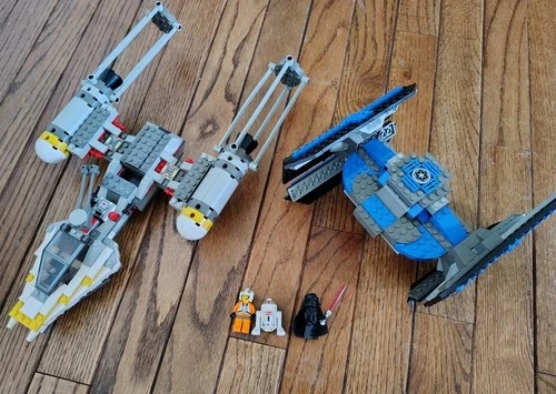 LEGO 7150 Star Wars Y-wing 98% Complete Vintage Lego Set