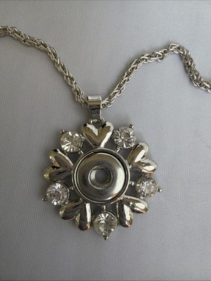 New Ginger Snap Charm Necklace Adjustable 12mm Gingersnaps Petite Snaps 18  20 