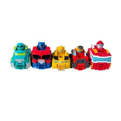 Playskool Heroes Transformers Rescue Bots Academy Flip Racers 5 Pack Set