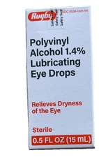 Polyvinyl Alcohol Opthalmic Original Lubricant Eye Drops 15ml Major (Pack Of 3)